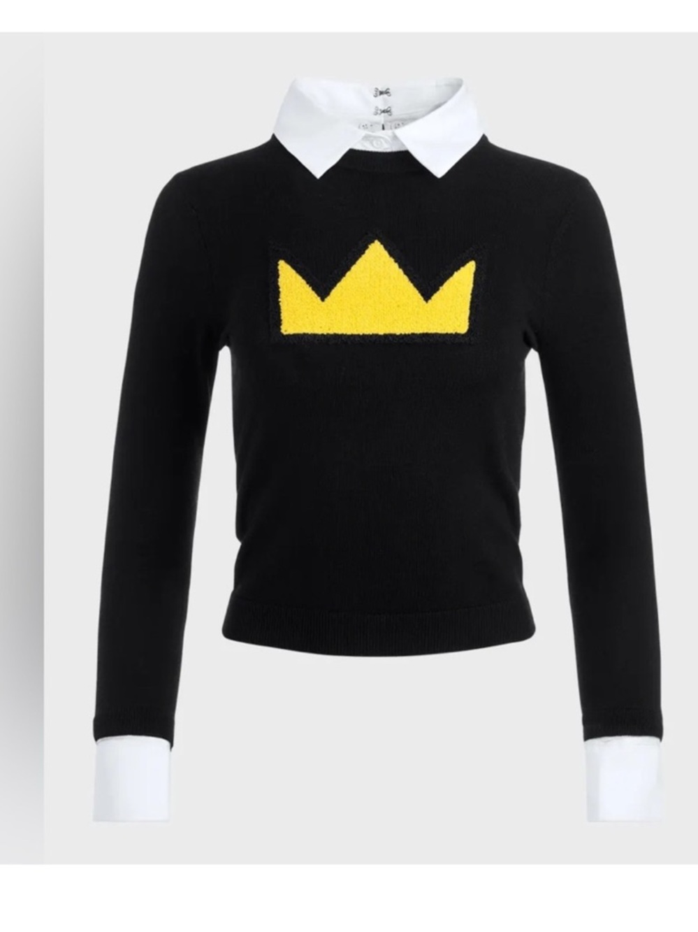 Alice + Olivia x basquet porla collared sweater sz xs